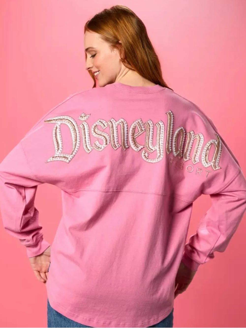 New Disneyland 2026 Walt Disney World Spirit Jersey with Pearls & Beads Size M